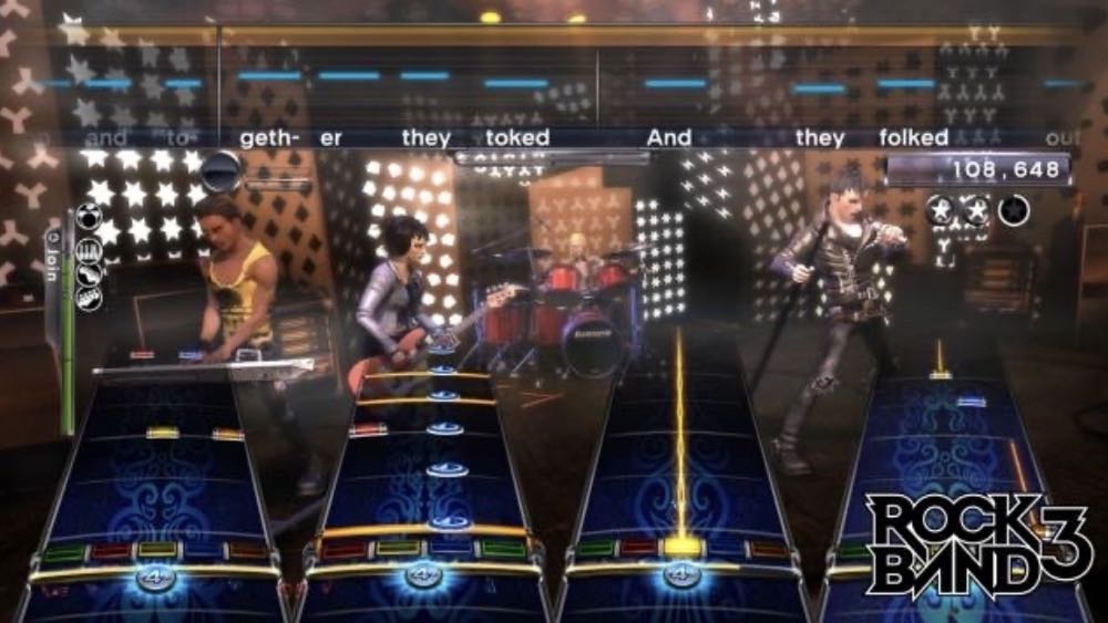 Rock Band 3 - Microsoft Xbox 360 (MTV Games - 1-7 Local; 2-7 Co-op; 2-7 Online) video game collectible [Barcode 014633195217] - Main Image 3