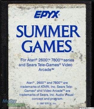 Summer Games - Atari 2600 video game collectible - Main Image 1
