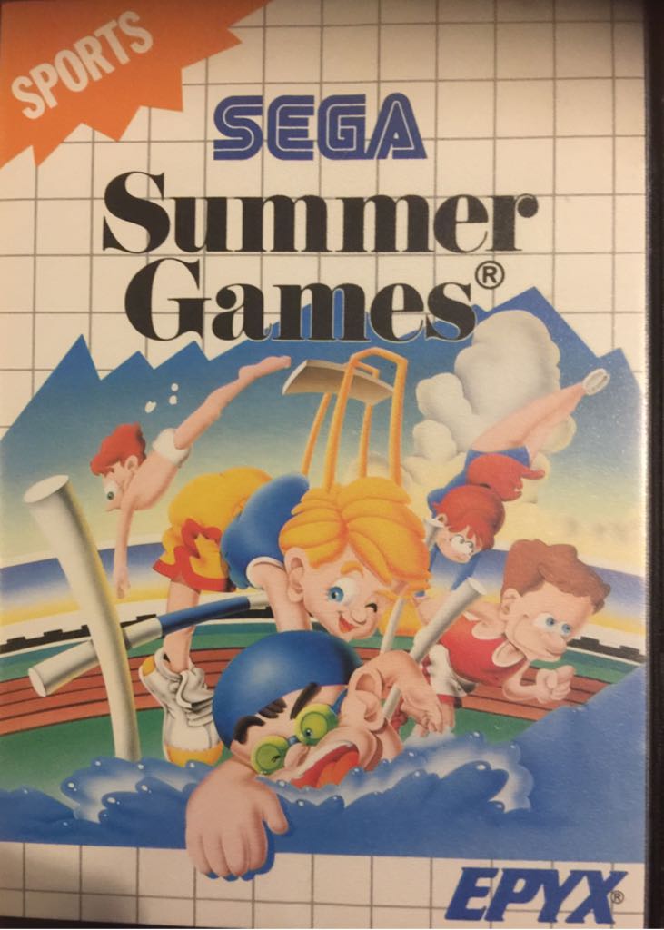 Summer Games - Sega Master System (Epyx) video game collectible - Main Image 1