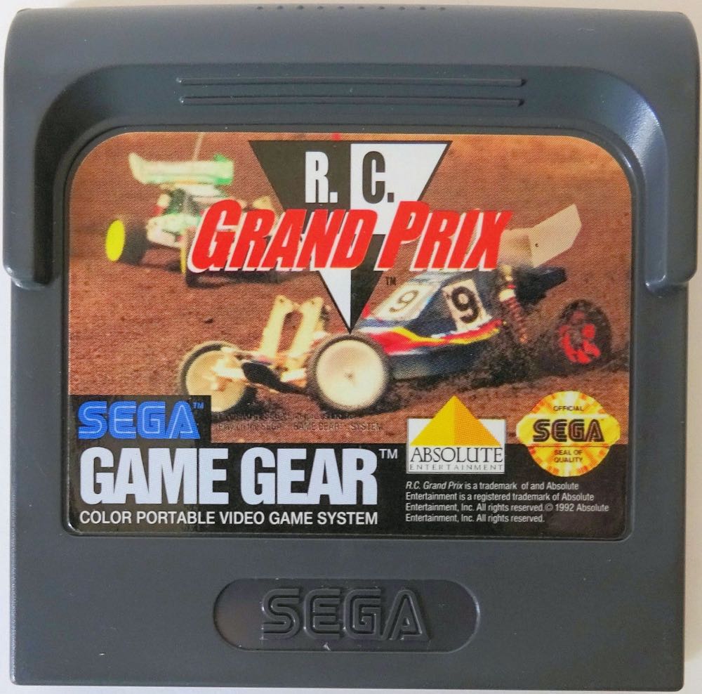 R.C. Grand Prix - Sega Game Gear (Absolute Entertainment Inc.) video game collectible [Barcode 018706501929] - Main Image 2