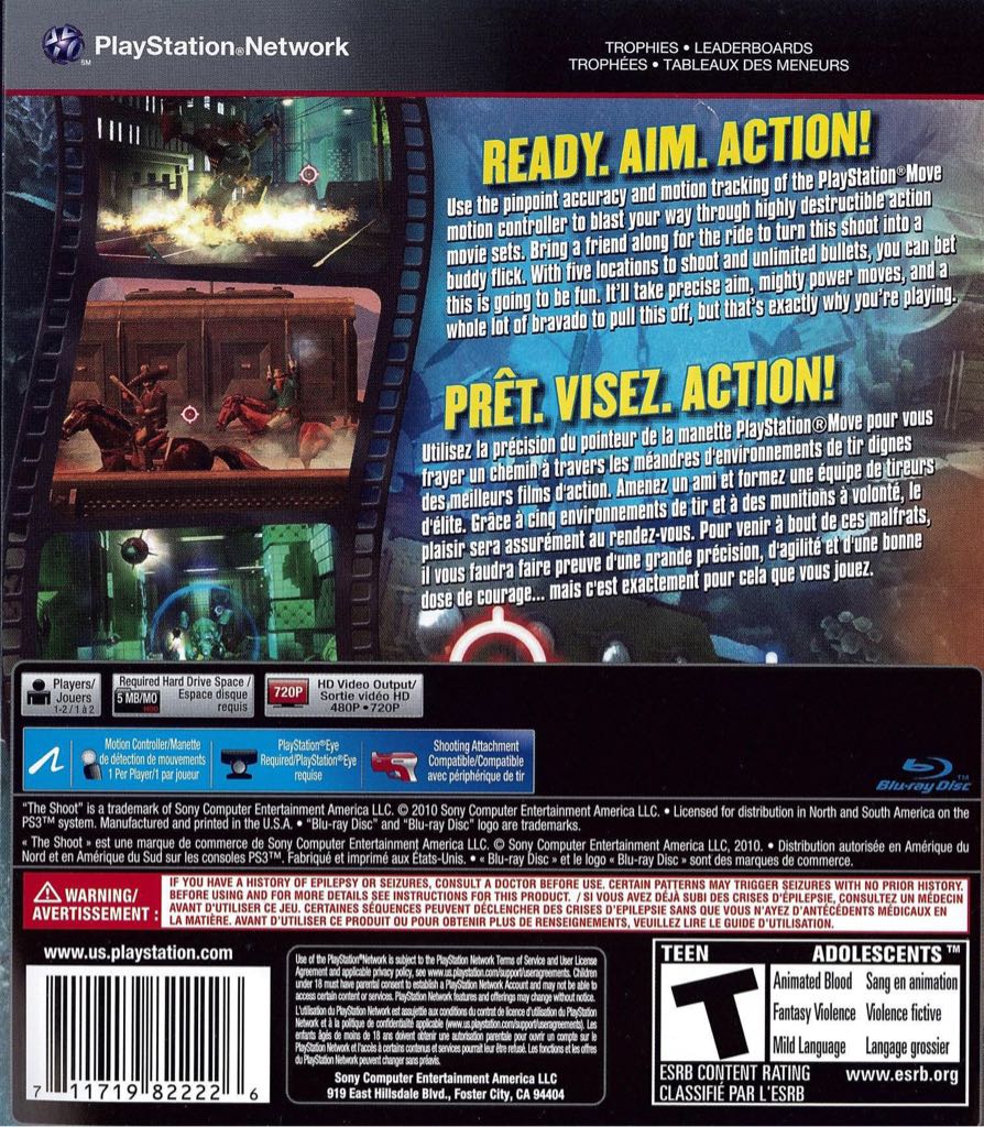 The Shoot - Sony PlayStation 3 (PS3) (Sony Computer Entertainment - 2) video game collectible [Barcode 711719159773] - Main Image 2