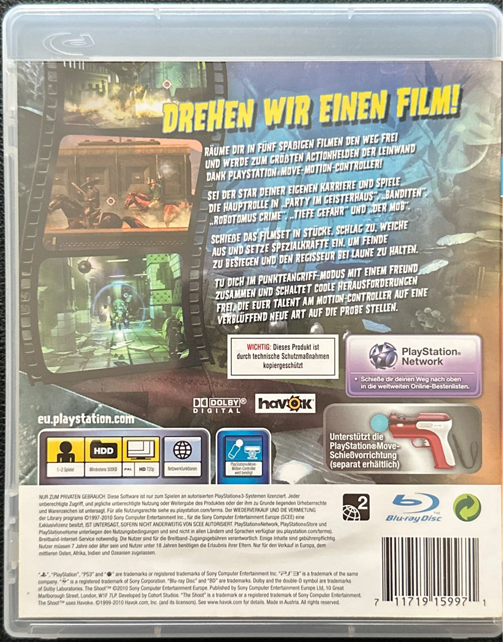 The Shoot - Sony PlayStation 3 (PS3) (Sony - 1-2) video game collectible [Barcode 711719159971] - Main Image 2