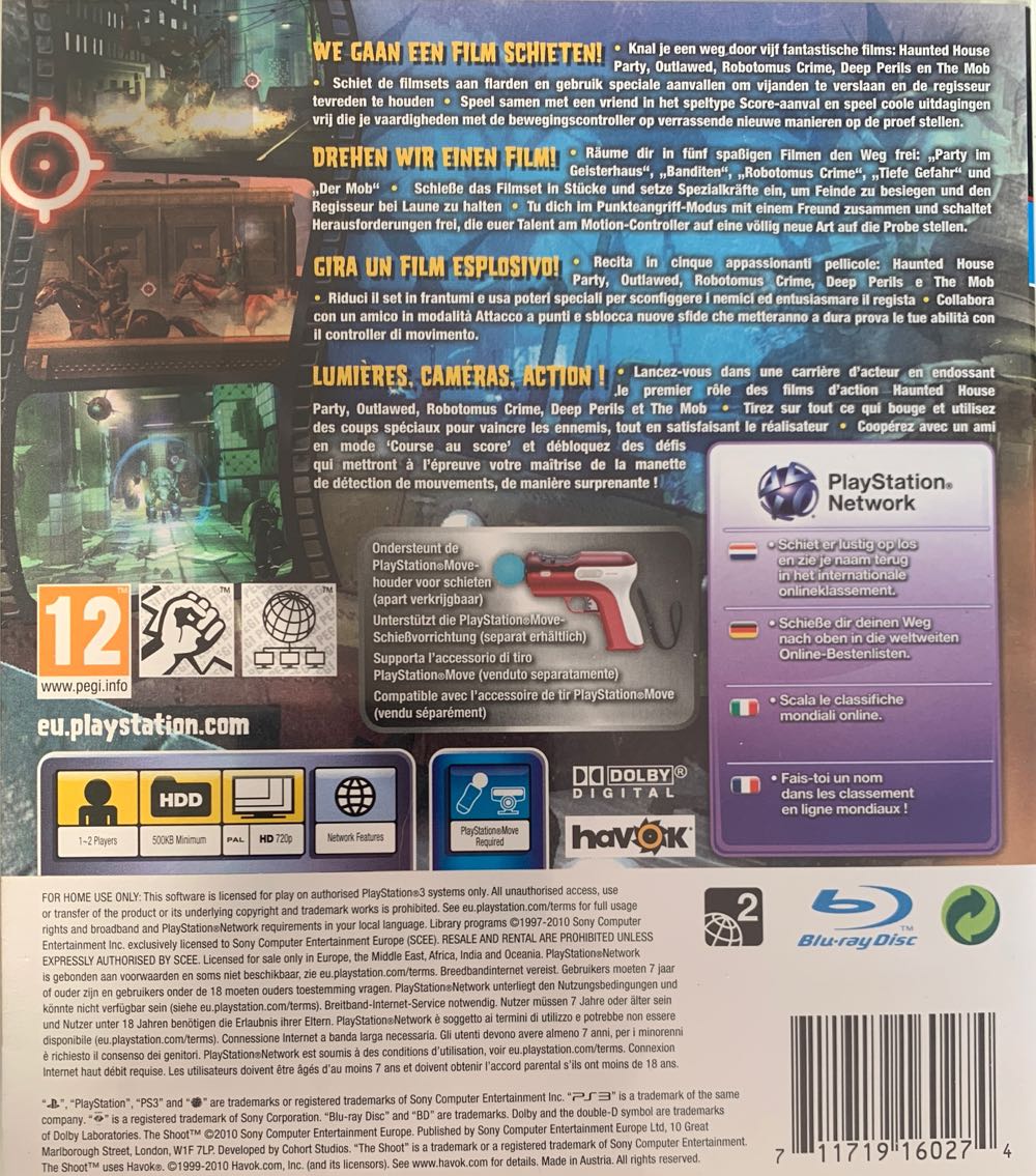 The Shoot - Sony PlayStation 3 (PS3) (Sony Computer Entertainment Europe - 2) video game collectible [Barcode 711719160274] - Main Image 2