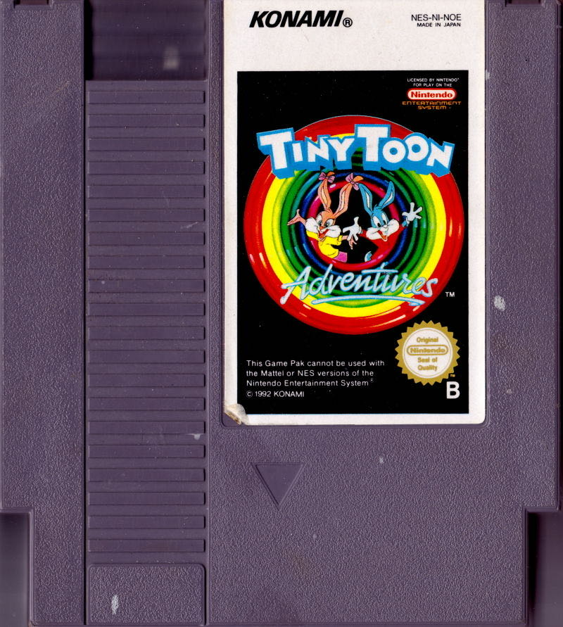 Tiny Toon Adventures - Nintendo Entertainment System (NES) (Konami - 1) video game collectible - Main Image 2
