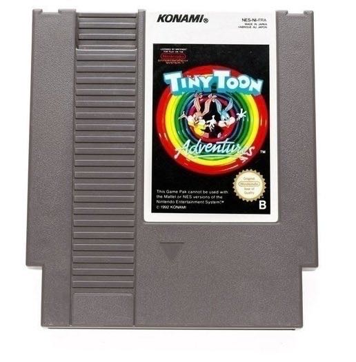 Tiny Toon Adventures 1 - Nintendo Entertainment System (NES) (Konami - 1) video game collectible - Main Image 3
