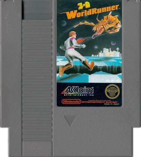 3-D WorldRunner - Nintendo Entertainment System (NES) (Acclaim) video game collectible - Main Image 3