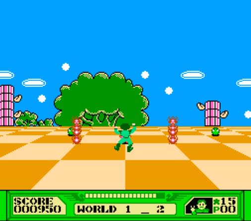 3-D WorldRunner - Nintendo Entertainment System (NES) (1987, Acclaim) video game collectible - Main Image 2