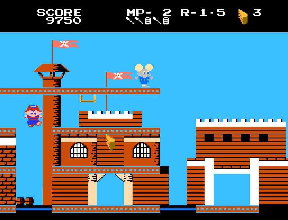 Mappy-Land - Nintendo Entertainment System (NES) (Taxan - 1) video game collectible [Barcode 040886627793] - Main Image 3