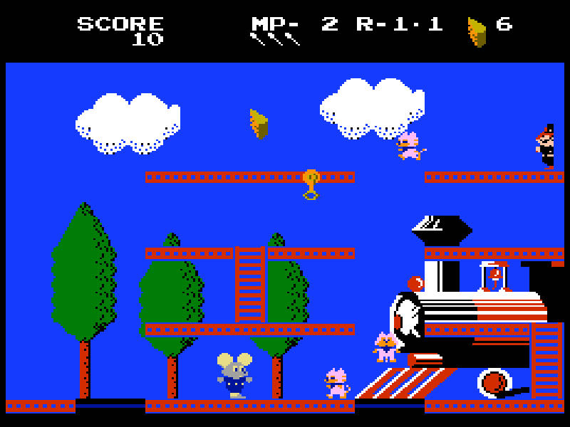 Mappy-Land - Nintendo Entertainment System (NES) (Taxan - 1) video game collectible [Barcode 040886627793] - Main Image 4