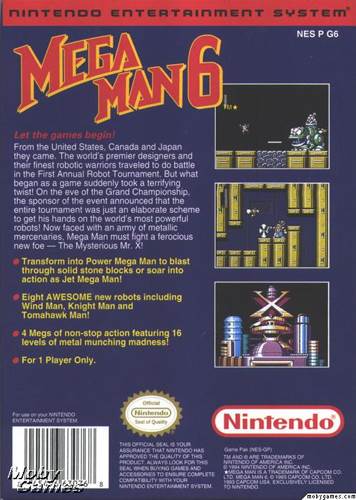 Mega Man 6 - Nintendo 3DS eShop (Capcom Co., Ltd. - 1) video game collectible - Main Image 2