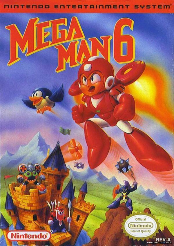 Mega Man 6 - Nintendo Entertainment System (NES) (Nintendo) video game collectible - Main Image 1