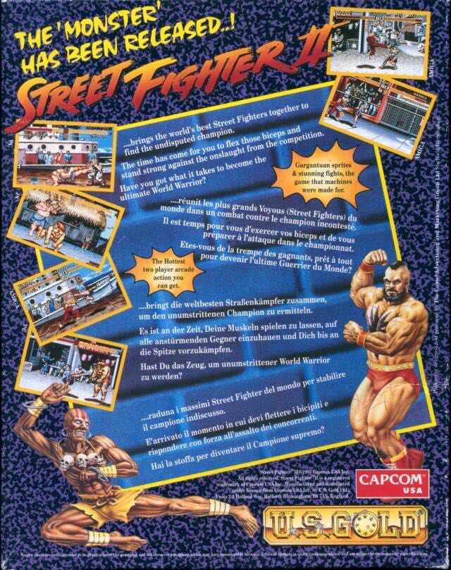 Super Street Fighter II - Commodore Amiga video game collectible - Main Image 2
