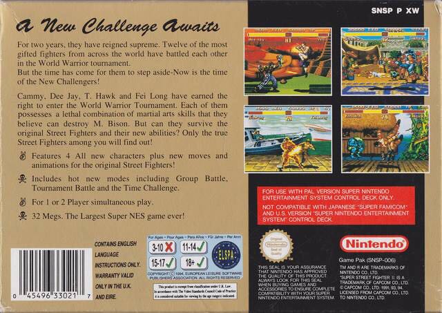 Super Street Fighter II - Nintendo Wii U Virtual Console (Capcom - 1-8) video game collectible - Main Image 2