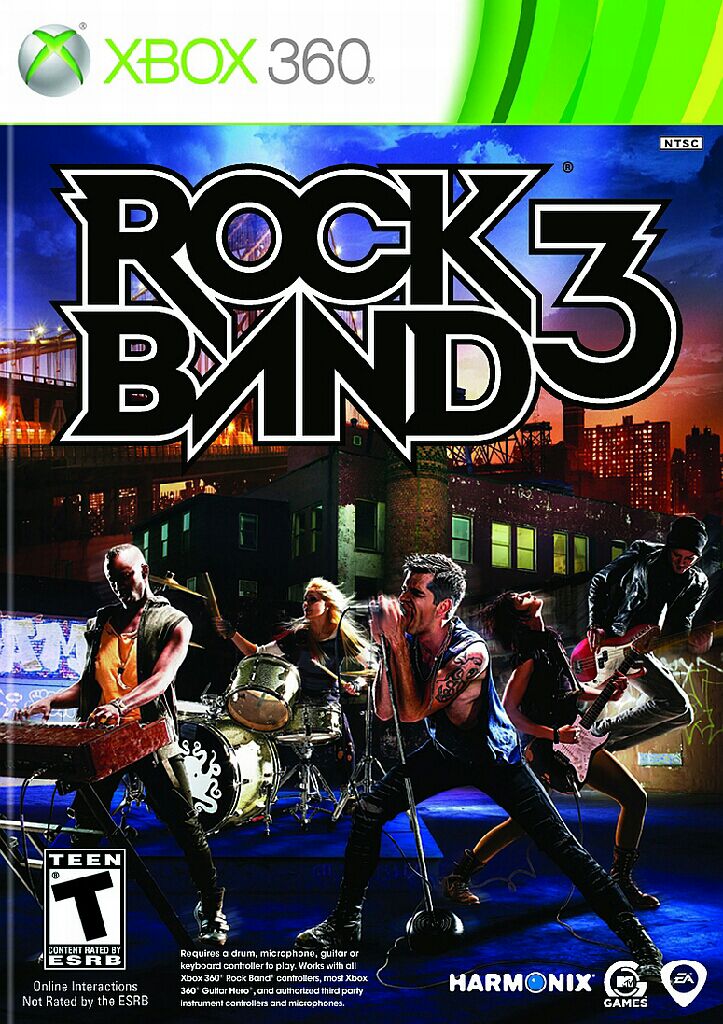 Rockband 3 - Microsoft Xbox 360 (MTV Games / Electronic Arts - 1-4) video game collectible - Main Image 1