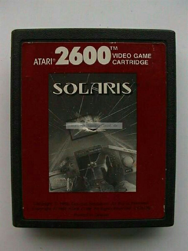 Solaris - Atari 2600 video game collectible - Main Image 1