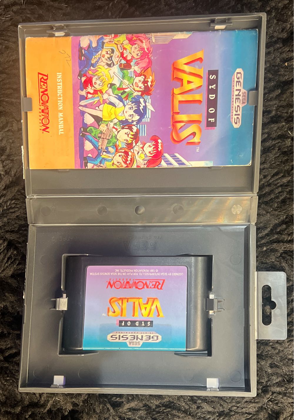 Syd of Valis - Sega Genesis (Mega Drive) (Renovation - 1) video game collectible [Barcode 720238101200] - Main Image 3