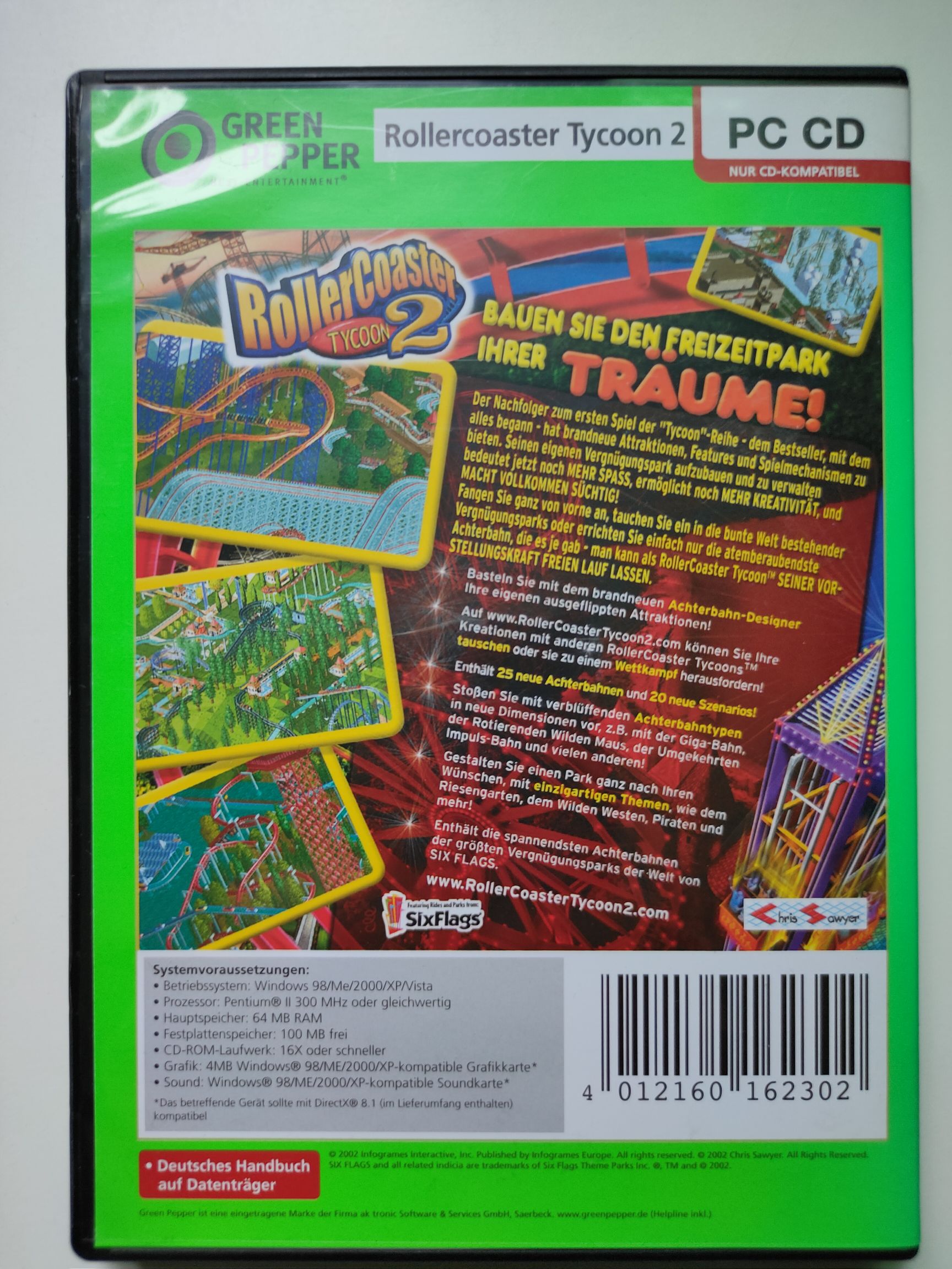 RollerCoaster Tycoon 2 - PC video game collectible [Barcode 4012160162302] - Main Image 2