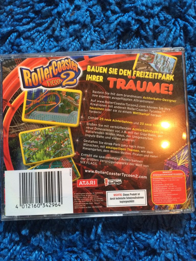 RollerCoaster Tycoon 2 - PC video game collectible [Barcode 4012160342964] - Main Image 2