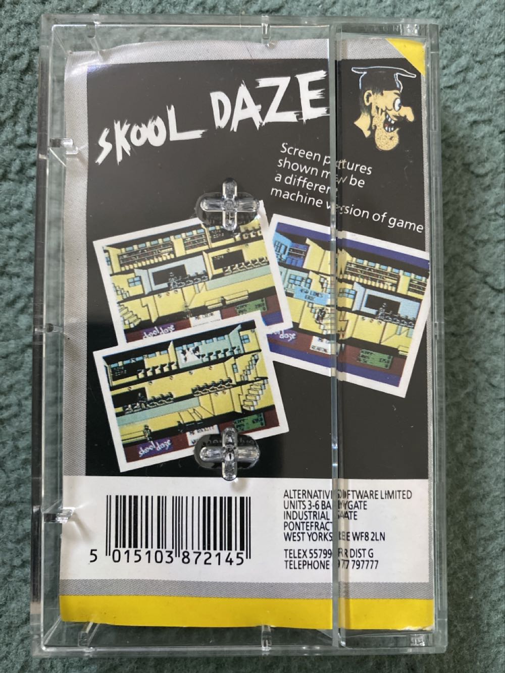 Skool Daze - Sinclair ZX Spectrum (Alternative Software Ltd.) video game collectible [Barcode 5015103872145] - Main Image 2