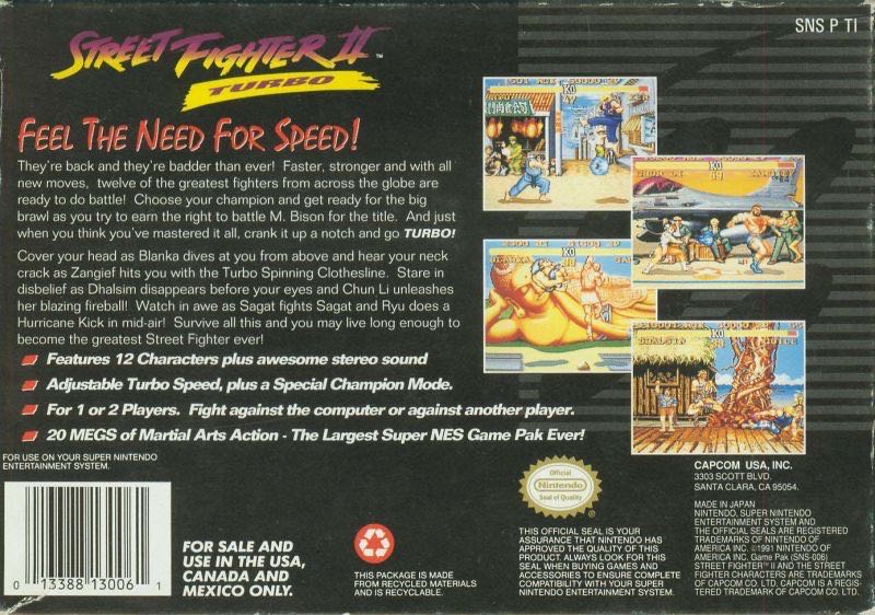 SNES Mini Street Fighter 2 Turbo - Nintendo Super Nintendo Entertainment System (SNES) video game collectible - Main Image 2