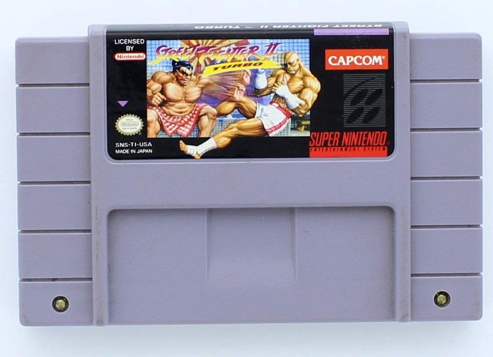 SNES Mini Street Fighter 2 Turbo - Nintendo Super Nintendo Entertainment System (SNES) video game collectible - Main Image 3
