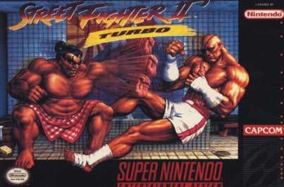 Street Fighter 2 Turbo - Nintendo Super Nintendo Entertainment System (SNES) video game collectible - Main Image 1