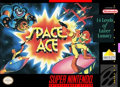 Space Ace - Nintendo Super Nintendo Entertainment System (SNES) (ABSOLUTE ENTERTAINMENT) video game collectible - Main Image 1
