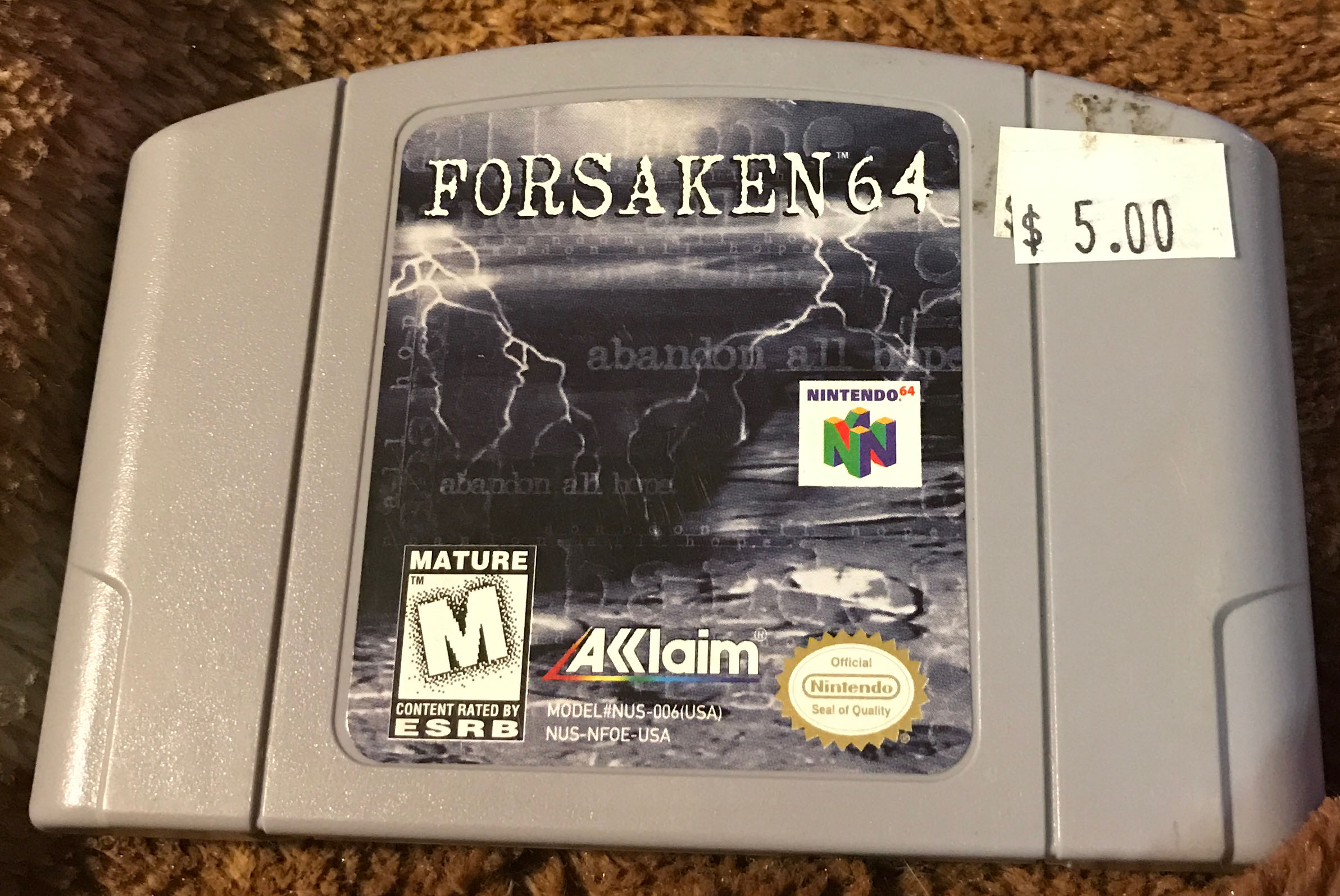 Forsaken 64 - Nintendo 64 (N64) (Aklaim - 4) video game collectible - Main Image 2