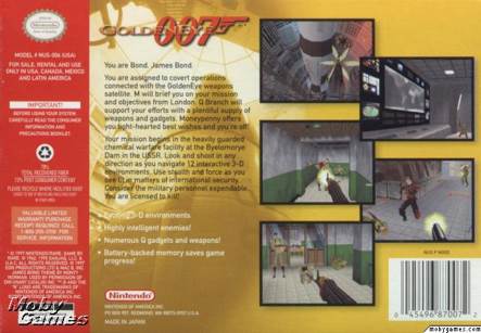 GoldenEye 007 - Nintendo 64 (N64) (Nintendo - 4) video game collectible - Main Image 2