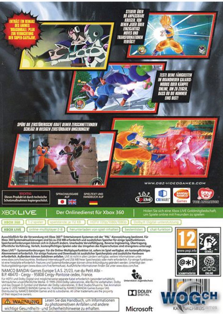 Dragonball: Raging Blast 2 - Microsoft Xbox 360 (Bandai - 1-2) video game collectible - Main Image 2
