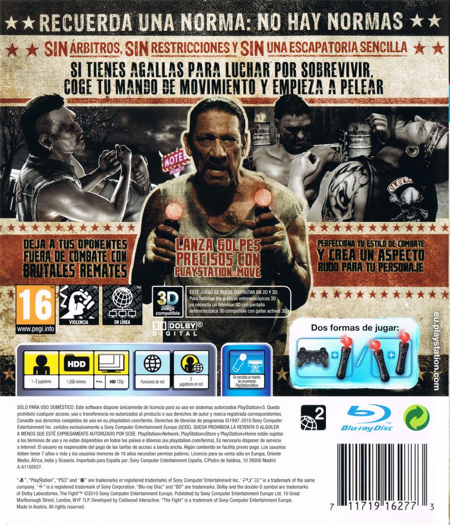 Fight Sealed , The - Sony PlayStation 3 (PS3) (Sony Computer Entertainment - 2) video game collectible [Barcode 711719162575] - Main Image 2