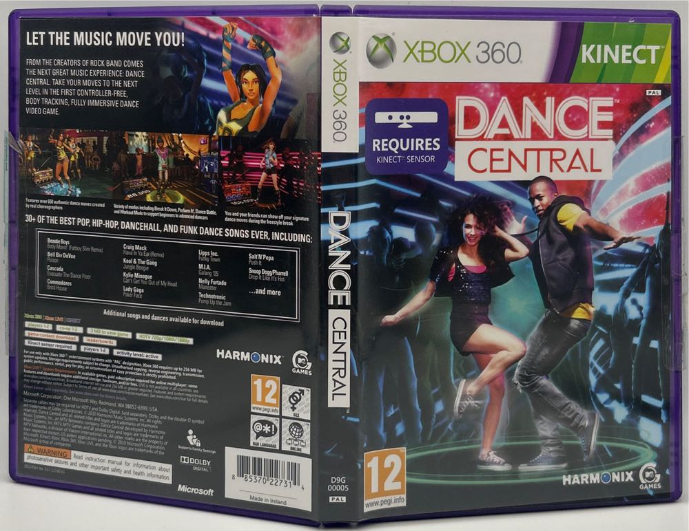 Dance Central - Microsoft Xbox 360 (MTV Games - 2) video game collectible [Barcode 885370227314] - Main Image 3