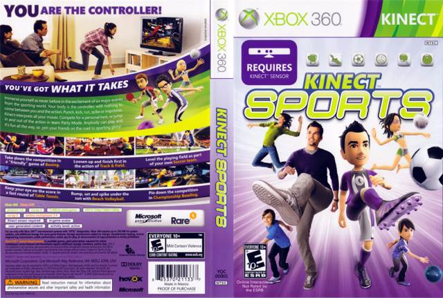 Kinect Sports - Microsoft Xbox 360 (Microsoft - 2) video game collectible [Barcode 799007790709] - Main Image 2