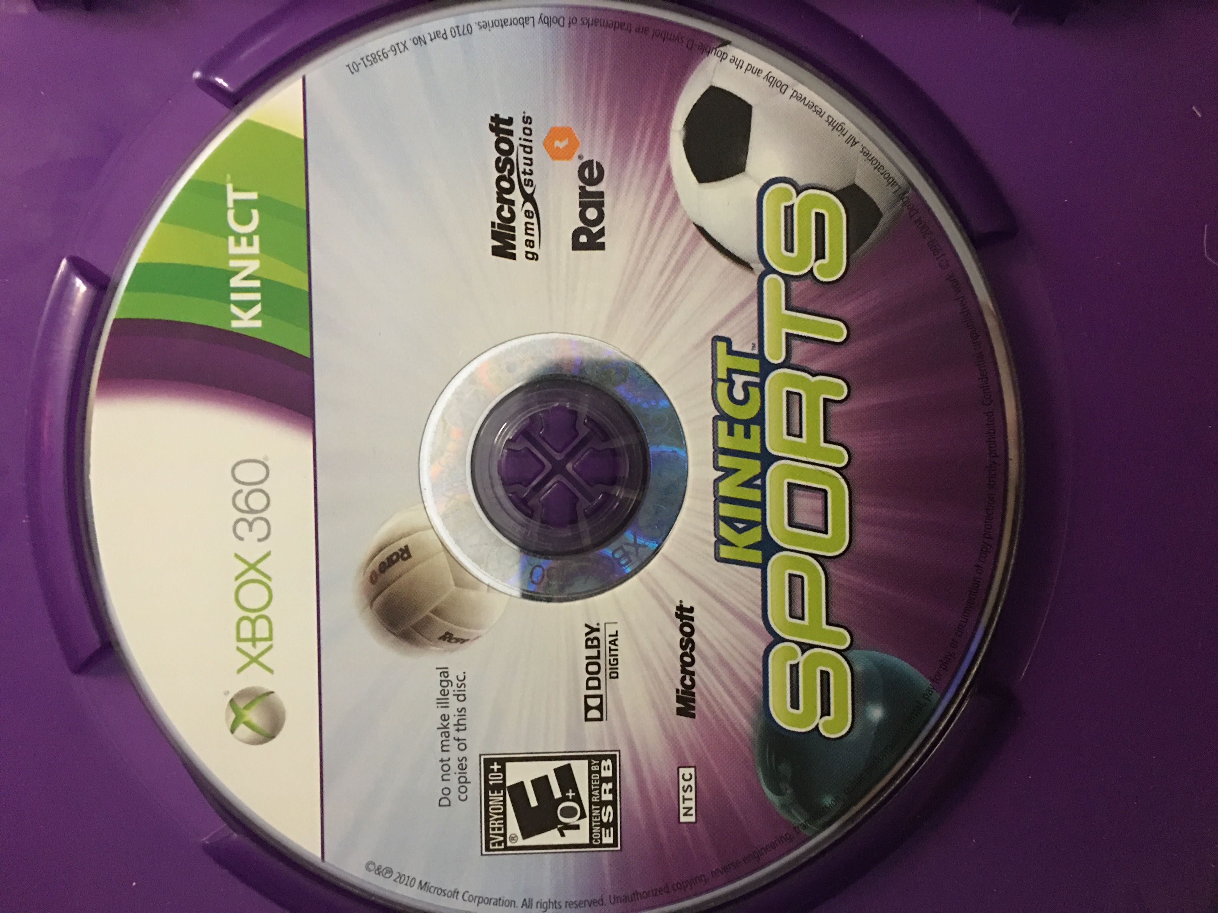 Kinect Sports - Microsoft Xbox 360 (Microsoft Game Studios - 4) video game collectible [Barcode 885370211337] - Main Image 3