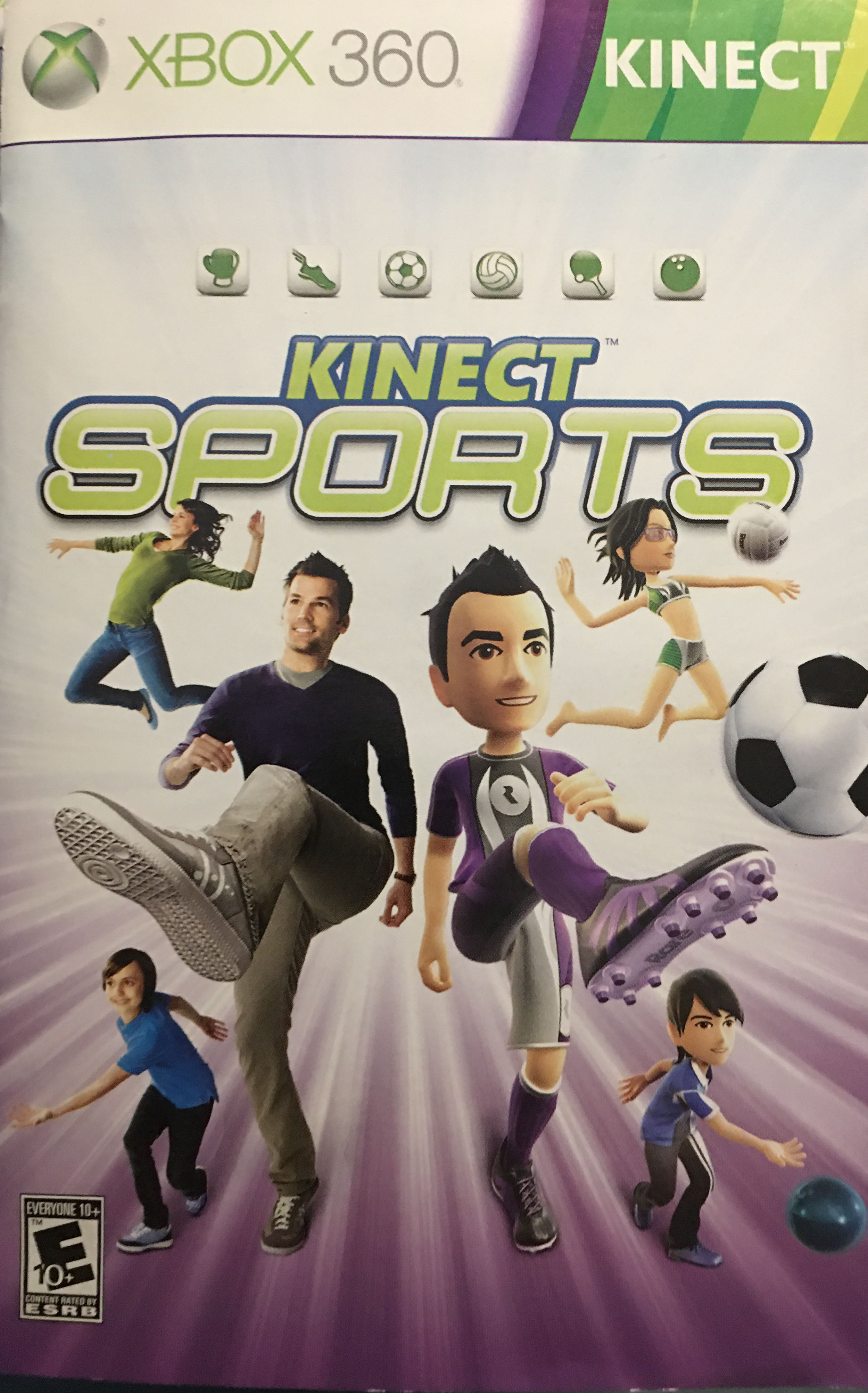 Kinect Sports - Microsoft Xbox 360 (Microsoft Game Studios - 4) video game collectible [Barcode 885370211337] - Main Image 4