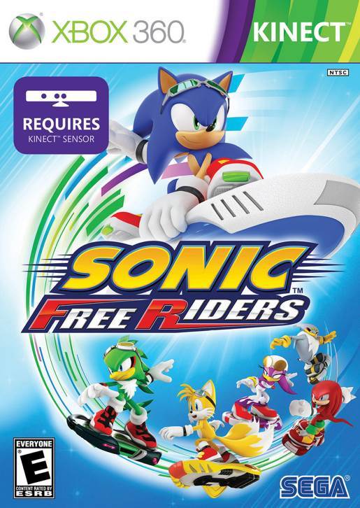 Sonic Free Riders - Microsoft Xbox 360 video game collectible - Main Image 1