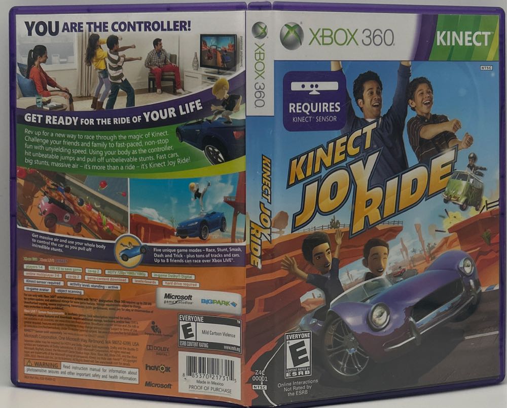 Kinect Joy Ride - Microsoft Xbox 360 (Big Park - 8) video game collectible [Barcode 885370217315] - Main Image 3