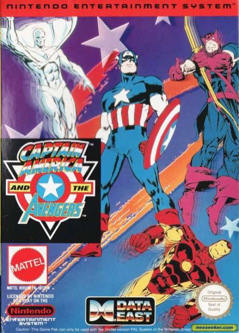 Captain America And The Avengers - Nintendo Entertainment System (NES) video game collectible - Main Image 1