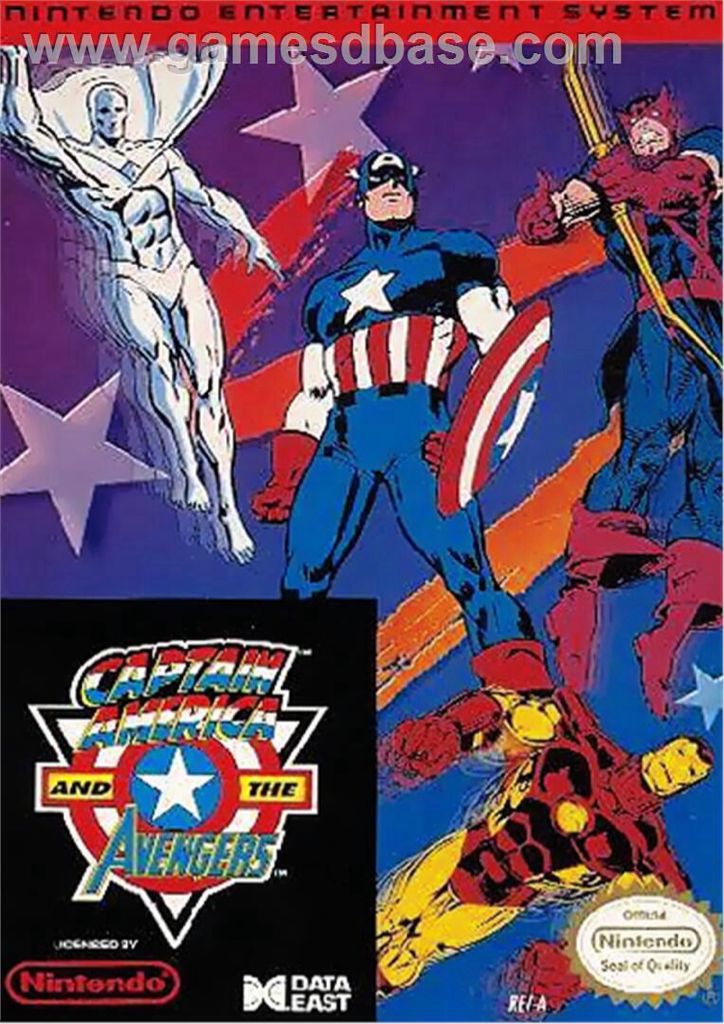 Captain America And The Avengers - Nintendo Entertainment System (NES) video game collectible - Main Image 1