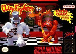 ClayFighter - Nintendo Super Nintendo Entertainment System (SNES) video game collectible - Main Image 1