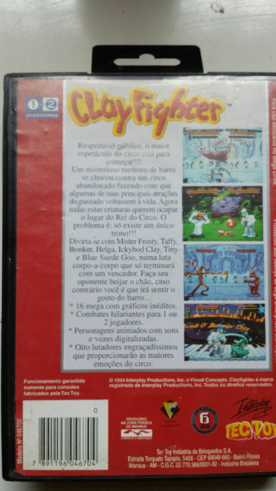 ClayFighter - Sega Mega Drive (Interplay Productions Limited) video game collectible - Main Image 2