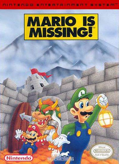 Mario Is Missing! - Nintendo Entertainment System (NES) (Nintendo) video game collectible - Main Image 1