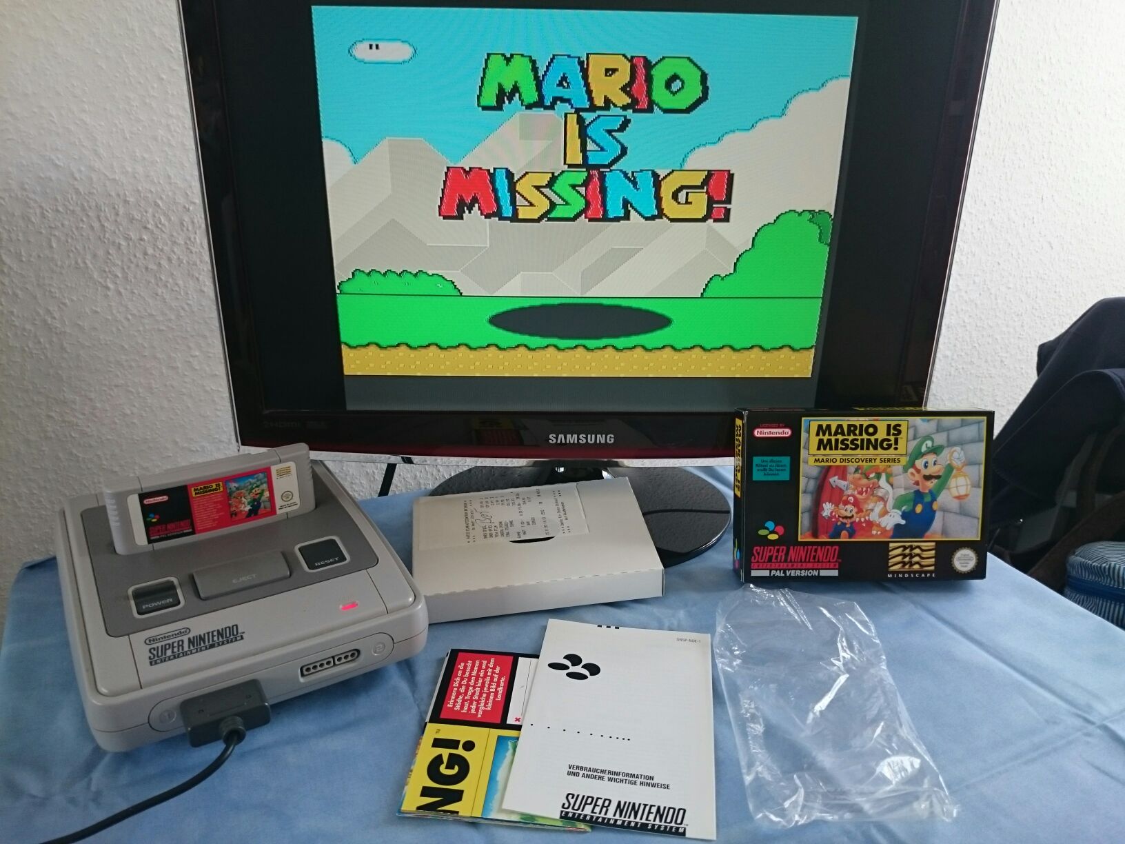 Mario Is Missing! - Nintendo Super Nintendo Entertainment System (SNES) video game collectible - Main Image 2