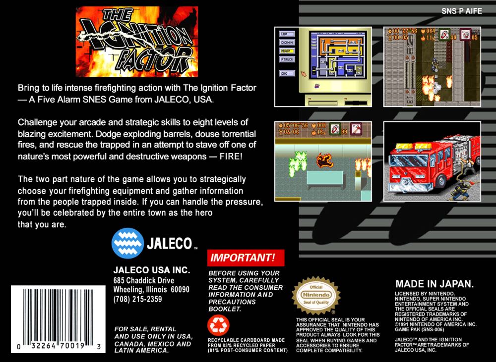 The Ignition Factor - Nintendo Switch Online (Jaleco - 1) video game collectible - Main Image 2