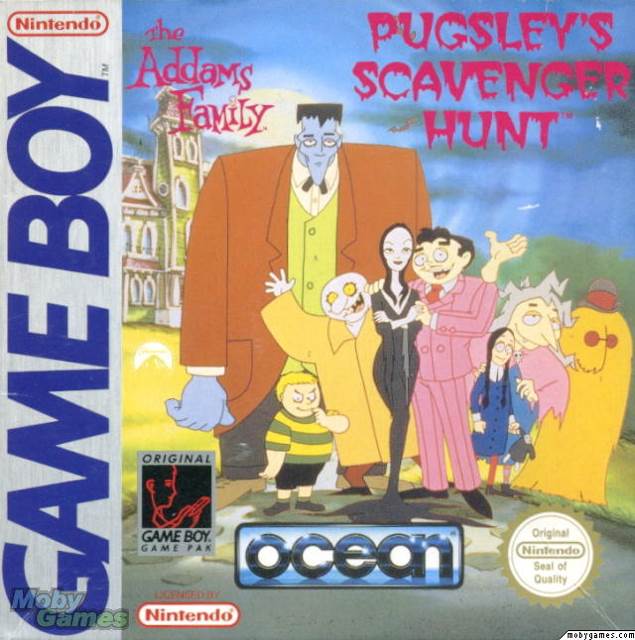The Addams Family Pugsley’s Scavenger Hunt - Nintendo Game Boy (Ocean Software - 1) video game collectible - Main Image 1
