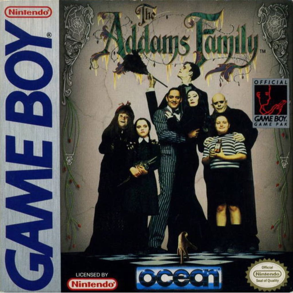 The Addams Family - Nintendo Game Boy (Ocean - 1) video game collectible - Main Image 1