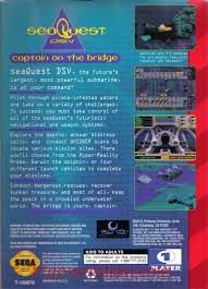 SeaQuest DSV - Sega Genesis (Mega Drive) (Black Pearl - 1) video game collectible [Barcode 767578277912] - Main Image 2