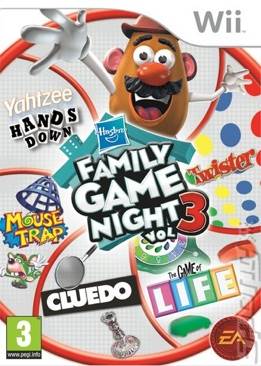 Hasbro Family Game Night: 3 - Nintendo Wii (Electronic Arts Games - 1-4) video game collectible [Barcode 5030930092191] - Main Image 1