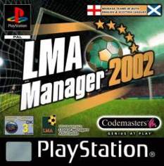 LMA Manager 2002 - Sony PlayStation (Code Masters - 1-2) video game collectible [Barcode 5024866242324] - Main Image 1