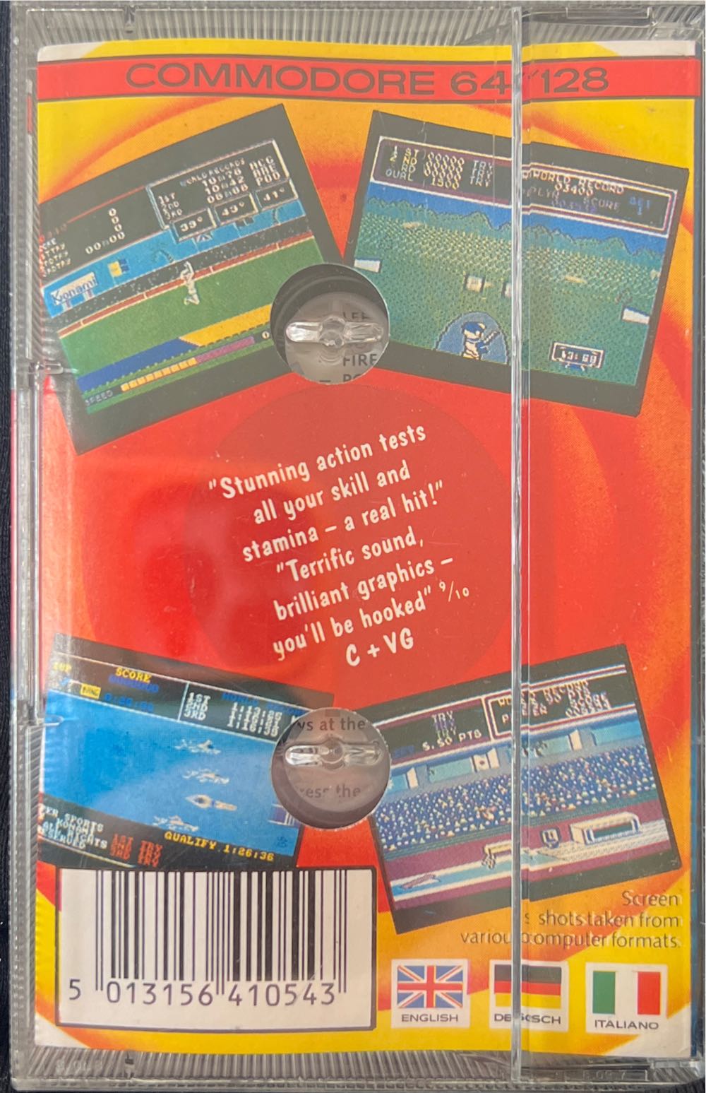 Hypersports - Commodore 64 (The Hit Squad) video game collectible [Barcode 5013156410543] - Main Image 2